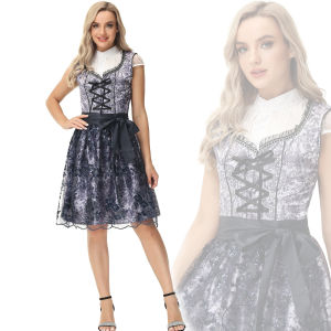 11.11 AliExpress Munich Germany Bavarian Oktoberfest carnival cosplay beer girl embroidered dress