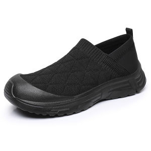 Free Shipping WomenS Spring Collection: New Slip-On Loafers Breathable Mesh Soft Sole Comfortable For All-Day Wear Perfect For Moms Lightweight And Casual Athletic Shoes