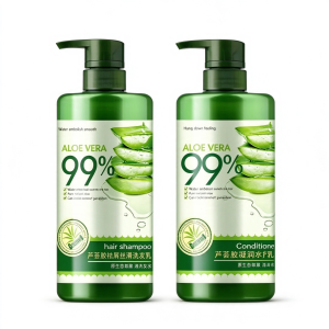 Aloe Vera Shampoo 800ml Anti Dandruff Moisturizing Gentle Daily for Dry Frizzy Hair Smooth Silky Family Size