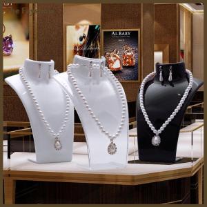 [The Fayshow] Jewelry Display Fashion Model Necklace Mannequin Pendant Earring Showing Stand