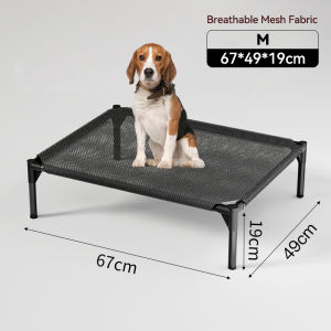 Pet Camp Bed Waterproof and wear-resistant Durable breathable Strong bearing Tesla mesh Foldable