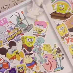 Pelekat Kartun 卡通贴纸 Sticker Cartoon 搞怪贴纸套装 手账装饰收藏贴 Cute Funny Character Sticker Pack Scrapbook