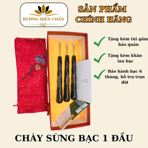 Chày Sừng Bi Bạc 8LI Diện Chẩn - Cạo Gió - Đánh Hàn - Dụng Cụ Diện Chẩn