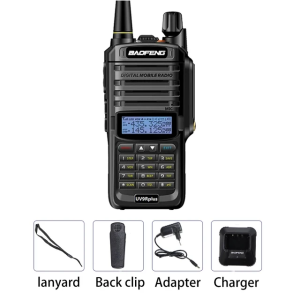 Baofeng UV-9R Plus 15W IP68 Dual Band IP68 Waterproof Walkie Talkie 16KM Long Range Portable HF Transceiver CB Hunting Ham Radio
