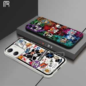 (Lokal Ready) Casing hp Xiaomi Poco X5 5G Poco M4 Pro Poco M3 Pro Poco X3 GT F4 GT X3 Pro X3 NFC M5S Square Silikon Kasus Fashion Anime Laut Raja Bajak Laut Softcase