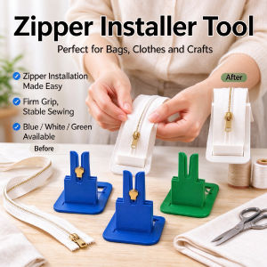 Zipper Repair Kit Zipper Slider Replacement Tool Zipper Head Installer Tool Easy Zipper Fix Portable Sewing Accessories Bags Clothes Jackets Backpacks