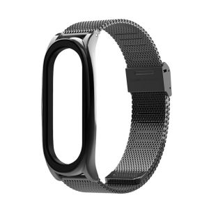 NEEKFOX Metal Strap for Xiaomi Mi Band 3/4/5/6/7 Stainless Steel Strap for Miband 3/4 Miband 5/6 Adjustable Wristbands for Mi Band 7 Accessories