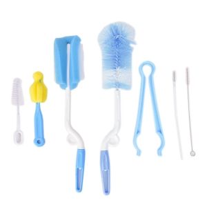 Dovana Set Pembersih Botol Susu Bayi 7in1 Sponge Sikat Botol Susu Dot Anak Bottle Brush Cleaner