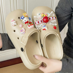 [Free Shipping] Clearance Sale: WomenS Thick-Soled Clog Sandals 2026 Summer New Cartoon Outdoor Wear Height-Increasing Non-Slip Closed-Toe Half Slippers For Women