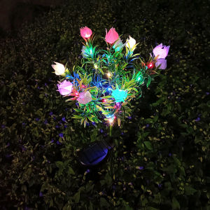 Garden Light Solar LED Lawn Light Courtyard Decorative Lamp Night Sensor Outdoor Lights Christmas Decoration