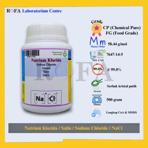 Natrium Klorida / Salin / Sodium Chloride / NaCl CP 99.5% 500 - 1000 Gram