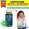 Verticure Original | Vertigo Relief Supplement - Motion Sickness & Spinning Sensations | FDA Approved | 100 Softgels. 