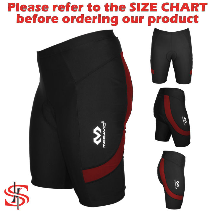 McDavid Unisex Cycling Padded Shorts Lazada Lazada PH