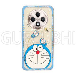 Phone Casing OPPO Reno12 F 5G cute Cartoon doraemon Bus Pattern Transparent Silicone Soft Phone Case OPPO Reno 12f 5g New 2024 Phone Cover shell