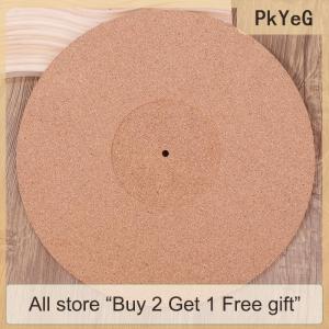 [COD] PkYeG Tool Record Pad Soft Cork Anti-Static Vinyl Mat Turntable Slipmat Pad Diameter 300mm Audio Controller Phonograph Accessories NEW