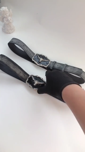 Thời trang wasit vành đai cho phụ nữ kim loại chạm khắc Bull mặt khóa vành đai dân tộc Dây thắt lưng cho quần jean vành đai quần cao bồi cổ điển