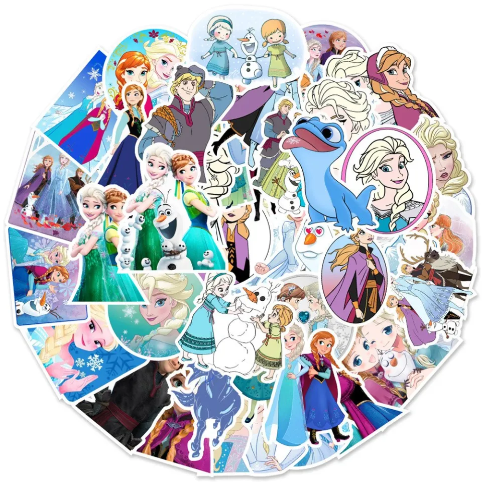 Disney Frozen Sticker Waterproof, Waterproof Stickers Frozen Kid