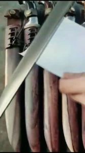 Golsem golok / pisau bahan baja per super tajam