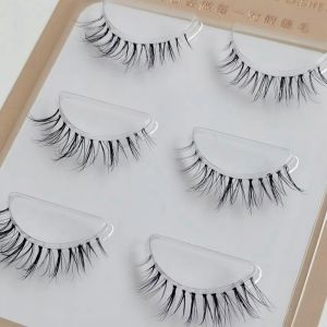 JIMEIXIAN01 Natural Look False Eyelashes 3D Effect Japanese Cosplay Faux Mink Lashes Long Air Spiky Lashes for Women