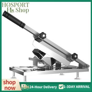 Kitchen Beef Roll Slicing Machine Stainless Steel Adjustable 0.3-8mm Hand Tool for Precise Meat Cutting