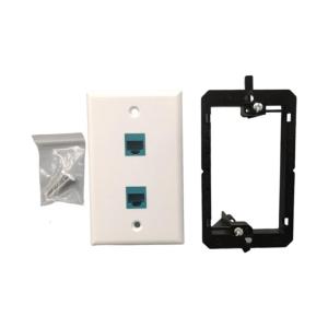 Ethernet Wall Plate Gigabit Panel Coupler Face Plates Networks Cable Port Female to Female Wall Inline Coupler Plate
