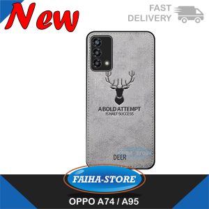 Case Oppo A74 / Oppo A95 Softcase DEER Cloth