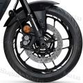 For YAMAHA XSR155 MT125 Exciter150 FZ25 YZF R3 R6 FZ6 FZ8 MT03 mt07 mtT09 Reflective Wheel Sticker Hub Decal17 Rim Stripe Tape Motorcycle  Accessories Waterproof. 