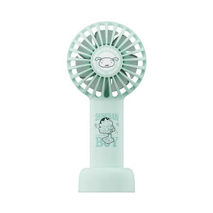 100% Authentic Crayon Shinchan Noiseless Mini Hand-Held Fan Rechargeable Adjustable Strong Wind Hand Fans Portable and Lightweight USB Charging YWDC03