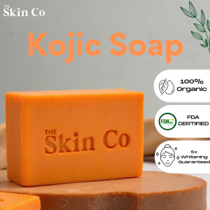 The Skin Co Premium Brightening & Moisturizing Kojic Acid Soap Bar 130g - Paraben-Free