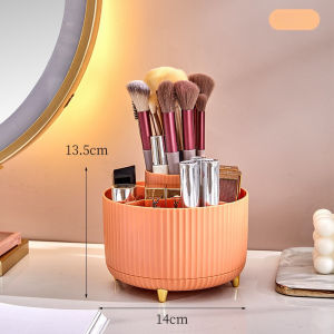 ✨ Rotating Makeup Organizer Box / Multi-functional Makeup Box / Open Storage Holder Practical & Neat Storage Space Saver Rotating Easy Access - YANNENGZHUANG Large Capacity Rotating Dust-proof Makeup Organizer