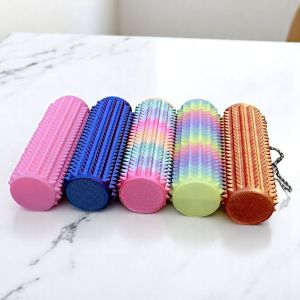 AISHA แบบพกพา กระเป๋าสตางค์แบบสัมผัส ปลอดสาร BPA กระตุ้นประสาทสัมผัส กระเป๋าพวงกุญแจ Grippie Stim ความแปลกใหม่ แบบมีพื้นผิว ของเล่นจับที่มีหนามแหลม ของขวัญ