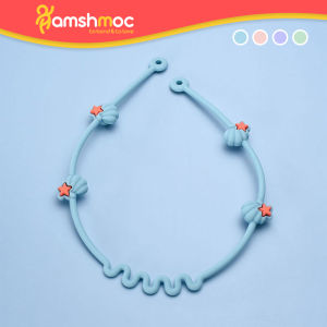 HamshMoc Baby Silicone Anti-Lost Anti-Drop Chain Strap Adjustable Pacifier Bottle Accessories Safety Food Grade Molar Stick Gum Toy