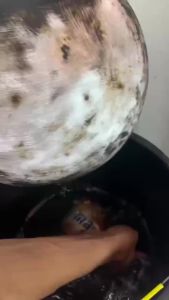 Penggosok wajan gosong  pembersih kerak membandel  alat cuci piring