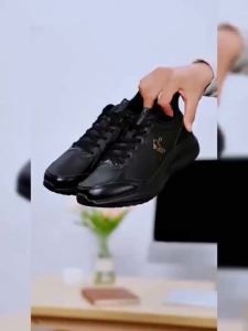 Qiaodan Men Winter Running Shoes Waterproof Leather Warm Cushioned Lightweight QXG023254224B