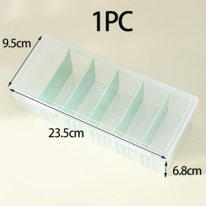 5 Grid Data Cable Storage Box Multifunctional Large-capacity Charger Cable Cord Organizer Dust-proof Data Cable Storage Box Stationery Container Charger Wire Earphone Case Electronics Accessories Organizer Box