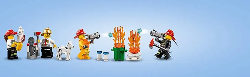 BrickStory] LEGO City Fire Station Building Set (60215)(509 Pieces