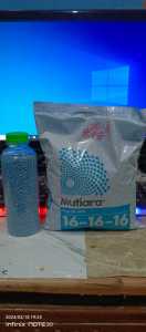 Pupuk Meroke NPK Mutiara 16 16 16 1 kg Kemasan Pabrik Mutiara Biru DIJAMIN ORI