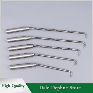 [Dale Dephne] Construction Hook Thread Rebar Tie Wire Twister with Hook Stainless Steel Flexible Rotation Hand Binding Steel Bars Hand Tool