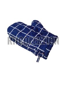 Sarung Tangan Oven Katun Jumbo Motif Polos/Baby Blue - Gaya Internasional