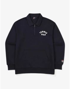FILA Cotton Blend Half Zip-up Collor Sweatshirt (2023new)
