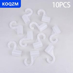[COD] KOQZM 10 cái móc nhựa dày cho phù hợp với tủ quần áo kệ tủ quần áo móc phụ kiện tự làm nguồn cung cấp bên trẻ em Lều trò chơi phòng khớp