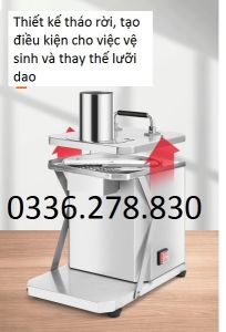 May cắt hạt lựu cắt củ quả. Công suất 200W. Bảo hành 12 tháng