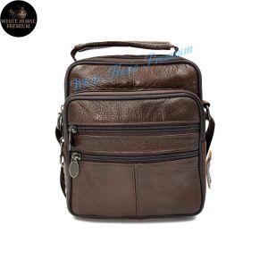 Jeep Genuine Leather Sling Bag Kulit Shoulder Bag Cross Body Leather Bag Messenger Leather Bags Beg Kulit