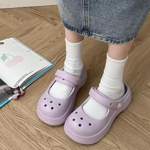 QDshop New Collection 💗 รองเท้าเเตะรุ่นใหม่ รองเท้าหัวโต รองเท้าเเตะป้องกันการลื่นไถล พื้นนุ่มใส่สบาย มีให้เลือกตั้ง 4 สี  ม่วง ชมพู ขาวดํา  ไม่มีถือว่าพลาดมาก  เหมาะกับทุกฤดู ราคาดีแมทซ์ได้ทุกลุค🌈