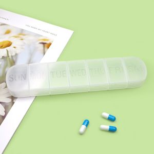 New Hot Portable Travel Weekly 7 Days Large Pill Case Medicine Container Organizer Box for Vitamin Supplements Fish Oil BPA Free