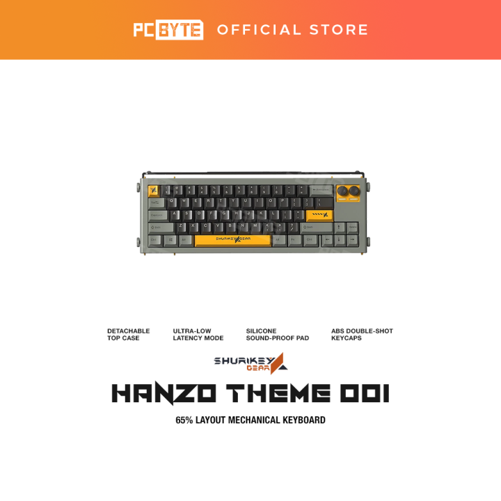 Shurikey Hanzo Theme 001 Mechanical Keyboard - (EC Daisy /Ivy/Rose ...
