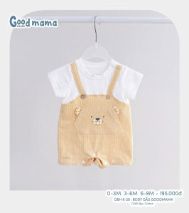 Bộ body đùi CÔNG TỬ cao cấp Good mama chất vải mềm mát cho bé từ 3-9m bé bụ bẫm tăng 1-2 size