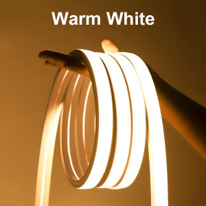 (Warranty)LAIMA LED Strip Light waterproof Cuttable AC 220V Flexible Rope Tube Narrow Neon Light for DIY Christmas holiday Decoration