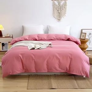 ins Wind 40 Single Cotton Duvet Cover a Class 100 100% Cotton Duvet Cover Single Piece for Purchase Solid Color Duvet Cover for Homestays [ Free Shipping ]
