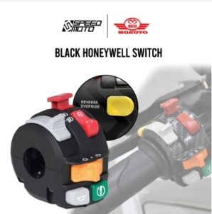 Domino Honeywell Switch Left & Right Handle Bar Mount Plug & Play Made in Italy